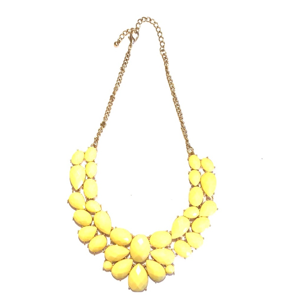 Forever 21 yellow and gold necklace